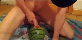 Yam-sized watermelons in insane 2-on-one act!