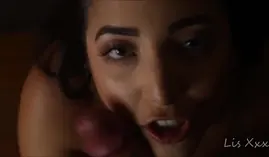 Wild POINT OF VIEW with super-steamy dark haired Lis Gonzo: Sucky-sucky, POINT OF VIEW-fashion!