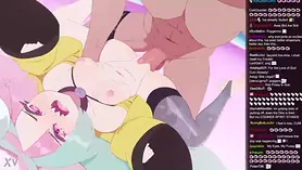 Observe this animated gonzo flick of a live female getting down and grubby