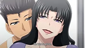 See Milfs cuckold get down and grubby with a monstrous strap on dildo in a THREE DIMENSIONAL manga porn bang-out!