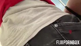 Fiji's cock-squeezing ass can't treat that giant Jamaica spear