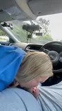 Sexybum35 & Dalenedeb go insatiable on step-mum's blowjob in public car