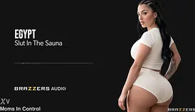 Egypt's Official Brazzers flick: The Official Egypt gets a super hot internal ejaculation in the sauna