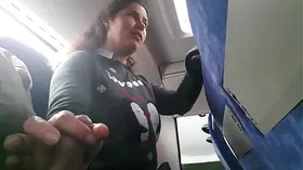 Observe Mummyplexed by Expressiagirl's fetish for bodacious European COUGAR on the bus