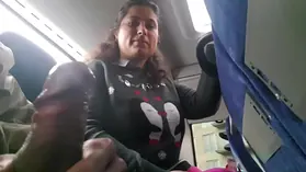 Observe Mummyplexed by Expressiagirl's fetish for bodacious European COUGAR on the bus