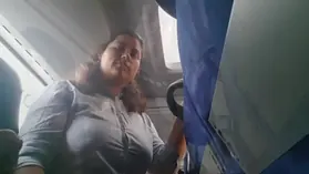 Observe Mummyplexed by Expressiagirl's fetish for bodacious European COUGAR on the bus