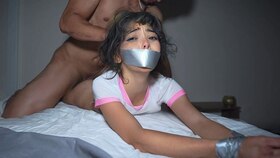 Watch Drilled in hardcore bondage & get pounded from behind by a hung stud