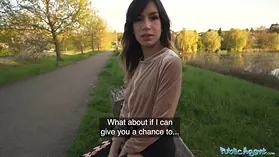 Megan Enjoys getting pounded hard by a juicy sausage in public