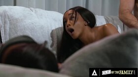 Ken Senses catches horny step-daughter-in-law Lily Starfire wanking and joins her for a nasty cowgirl rail