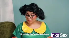 Diminutive latina El Chibolo gets her hefty congenital jugs groped & plumbed by Don Panzón for the rent