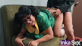 Diminutive latina El Chibolo gets her hefty congenital jugs groped & plumbed by Don Panzón for the rent