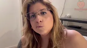 Step-mother and hotwife share a couch & moisten with taboo joy