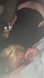 Witness Streetwalker Bunny gargle and slobber on a stud's spear in POINT OF VIEW act