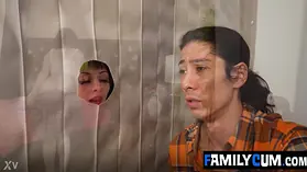 Kitten Web cam & Pierce Paris get jiggish with bro while stepfamily member is in sofa