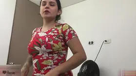 Melanie Caceres & Prosperous beef whistle in hot homemade sex tape in Spanish