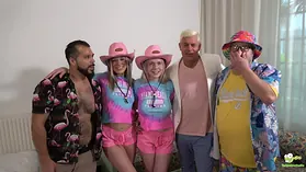 Porno Dan dominates Miami with his big tits and his sexy ass