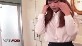 Anju Akane seduces after steamy dildo play, then gets hard-on drilled by hard cock