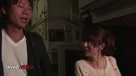 Kei Mizushima's Japanese housewife Miu Suzuha gets drilled hard by her youthful lover at home