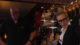 Watch as a hot and juicy 18-year-old gets ravaged in her moist and steamy poon