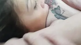 Lezzie and her sealmate get extreme with a mouthful of piss and eat it all up