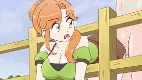 Alex gets drilled hard by Steve in the fences on goal! anime porn (Porno Anime Fuckfest) 4K
