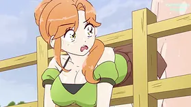 Alex gets drilled hard by Steve in the fences on goal! anime porn (Porno Anime Fuckfest) 4K