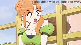 Alex gets drilled hard by Steve in the fences on goal! anime porn (Porno Anime Fuckfest) 4K