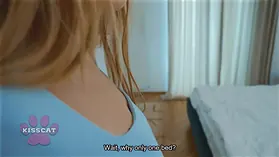 Mr Cat 69 spunked in step mommy Polly Yangs after accidentally poked her in motel couch