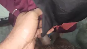Bangladeshi girl with huge tits gives a sloppy BJ and gets fucked hard