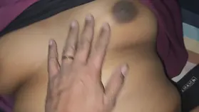 Bangladeshi girl with huge tits gives a sloppy BJ and gets fucked hard