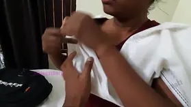 Step bro and Indian College Lady Molten hook up at home for a steamy bang-out