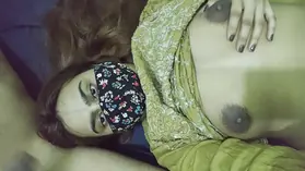 Saira Pakistan gets her tight ass drilled by a Desi Aunty's hard cock & gets a creampie