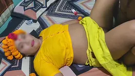 My GF Bangs My Indian Bride on Our Wedding Night - HD Porn