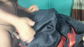 Bangladeshi blonde with big tits gobbles a popsicle in an empty palace