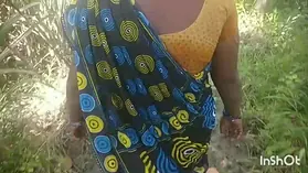 Observe Saanthi2 & Vetrivel get horny in a red-hot Indian wifey's outdoor bathroom
