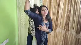 Churidar Teases & Pulverized Bare-chested: Mighty Bedroom Romance with Mallu Babe & Vaishnavy & Sharun