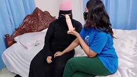 Eshita Vabi gets her tomboy butt smashed rigid in a hotel apartment by her ultra-kinky lezzie pal