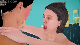 Observe Indian Pakistani Pya Bhabhi get her phat funbags nailed in a 3 DIMENSIONAL animated orgy!