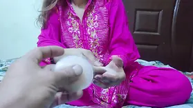 Step sister-in-law-in-law Arsal shrieks noisily while Priya's fuckbox gets humped in Hindi audio