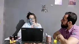 Bianca Naldy & Leo skull hook up during job conversation with hefty clittie, erotic, and pinkish gash act