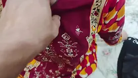 Step-sibling-in-law Arsal gets a pearly vulva surprise after jogging