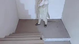 Priya and Arsal's daughter-in-law heads mischievous on stairs