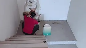 Priya and Arsal's daughter-in-law heads mischievous on stairs