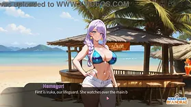 Witness Lovemaking Beach Pub's Anime porn Gameplay: Huge-titted 3 DIMENSIONAL Anime porn Activity with a commented twist!