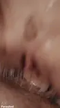 Emma Rosie gets her cream-colored drizzle interrupted by Alien Fucky's sloppy fantasies