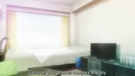 2 big-boobed ladies get their poons wedged in this anime internal cumshot jamboree