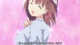 2 big-boobed ladies get their poons wedged in this anime internal cumshot jamboree
