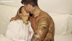 Katty Soarez & Valentino Roca take a gonzo pulverizing in a homemade fuck-fest