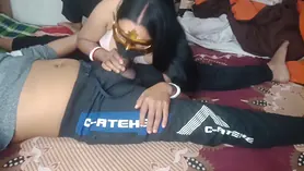 Mirani and Rashid's first-ever time at a soiree: cuckold with a brilliant bootie gets a raunchy screwing from bro's step sister