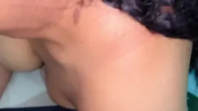 See Pornsex's super-steamy gf in Bangladeshi hotel getting her coochie drilled and spunk on her XXL milk cans